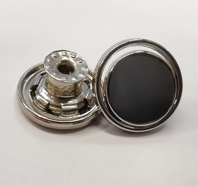 合金金属扣（亮银1）