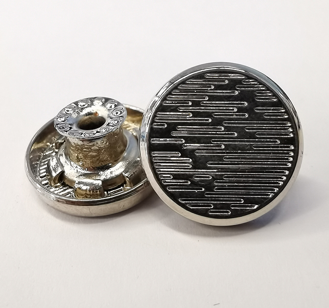 合金金属扣（亮银4）